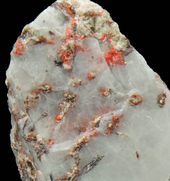 Sarabauite with Stibnite from Sarabau Mine, Kuching, Sarawak, Borneo, Malaysia (Type Locality for Sarabauite)