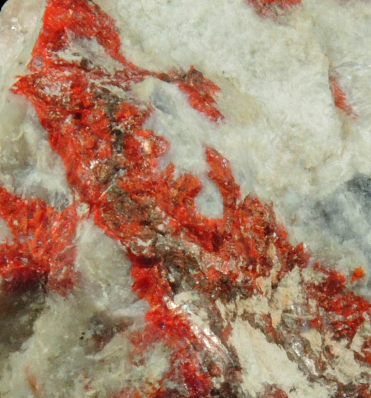 Sarabauite with Stibnite from Sarabau Mine, Kuching, Sarawak, Borneo, Malaysia (Type Locality for Sarabauite)