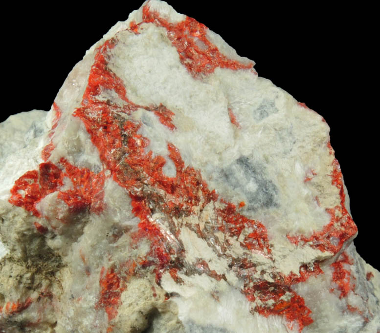 Sarabauite with Stibnite from Sarabau Mine, Kuching, Sarawak, Borneo, Malaysia (Type Locality for Sarabauite)