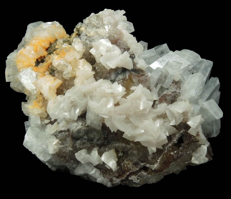 Barite, Pyrite, Dolomite, Fluorite from Moscona Mine, Solis, Villabona District, Asturias, Spain