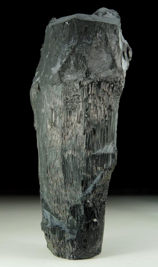 Schorl Tourmaline (with unusual textured faces) from Minas Gerais, Brazil