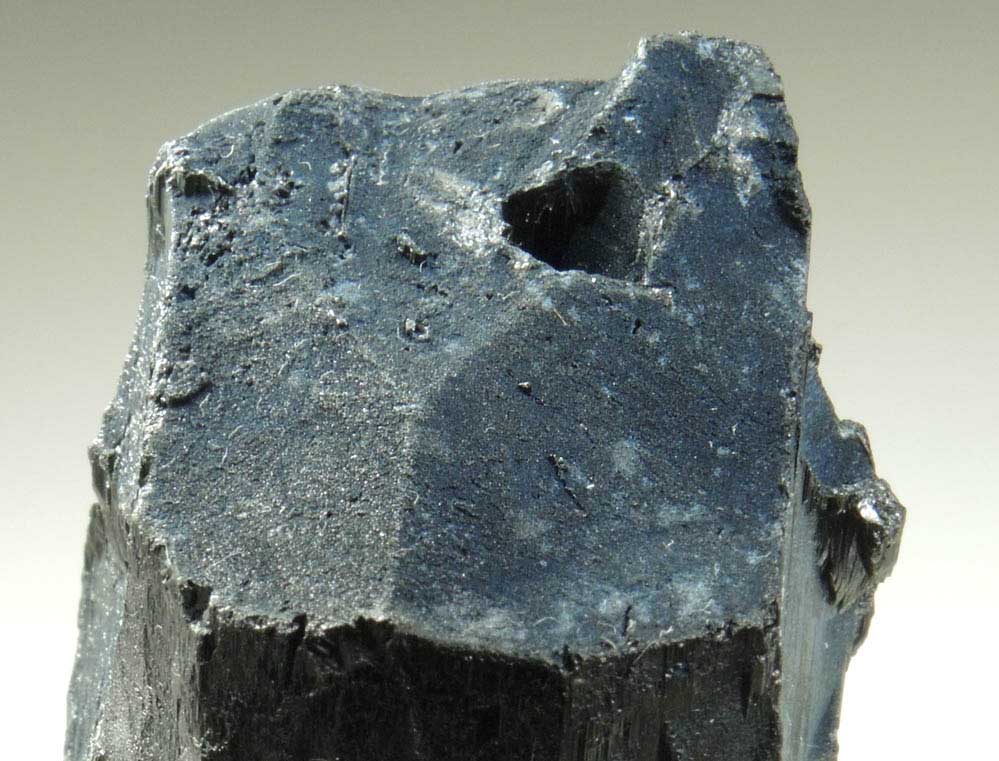 Schorl Tourmaline (with unusual textured faces) from Minas Gerais, Brazil