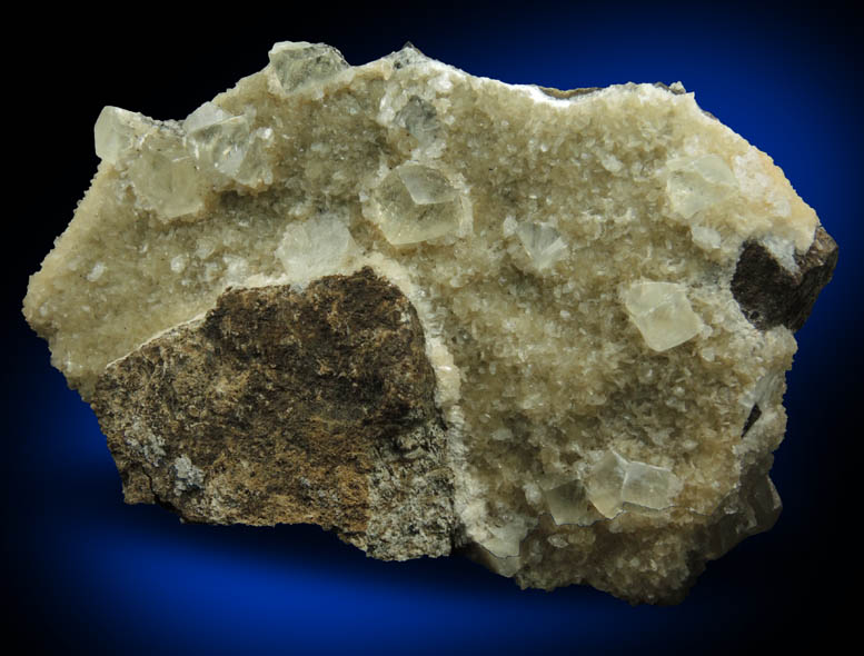 Calcite (twinned crystals) with Stilbite and Apophyllite from Fanwood Quarry (Weldon Quarry), Watchung, Somerset County, New Jersey