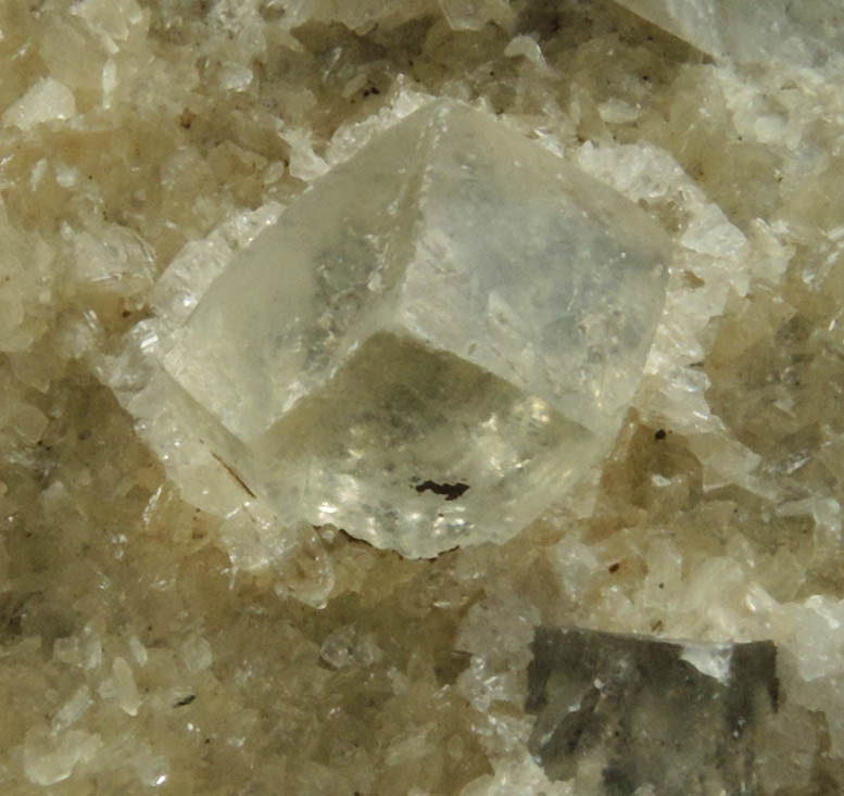 Calcite (twinned crystals) with Stilbite and Apophyllite from Fanwood Quarry (Weldon Quarry), Watchung, Somerset County, New Jersey