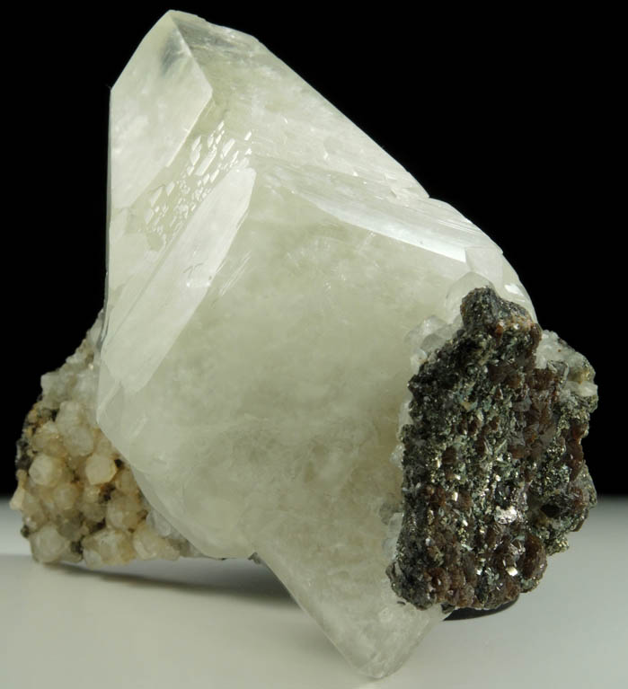 Calcite over Marcasite and Sphalerite from Shullsburg District, Lafayette County, Wisconsin