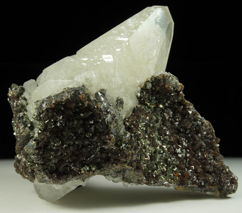 Calcite over Marcasite and Sphalerite from Shullsburg District, Lafayette County, Wisconsin