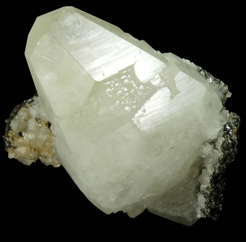 Calcite over Marcasite and Sphalerite from Shullsburg District, Lafayette County, Wisconsin