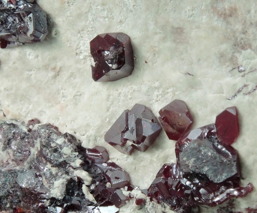 Cuprite from Milpillas Mine, Cuitaca, Sonora, Mexico