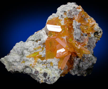 Wulfenite from 79 Mine, Banner District, near Hayden, Gila County, Arizona