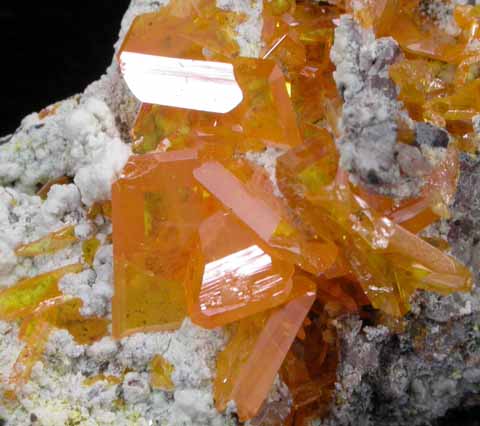 Wulfenite from 79 Mine, Banner District, near Hayden, Gila County, Arizona