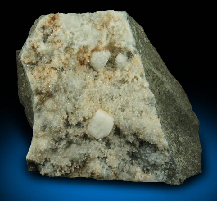 Apophyllite on Quartz from Millington Quarry, Bernards Township, Somerset County, New Jersey