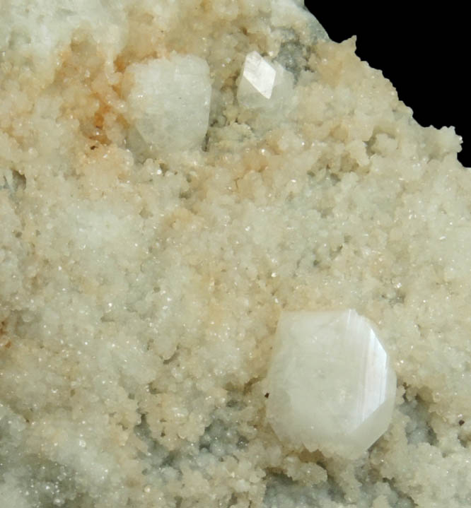 Apophyllite on Quartz from Millington Quarry, Bernards Township, Somerset County, New Jersey