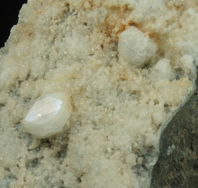 Apophyllite on Quartz from Millington Quarry, Bernards Township, Somerset County, New Jersey