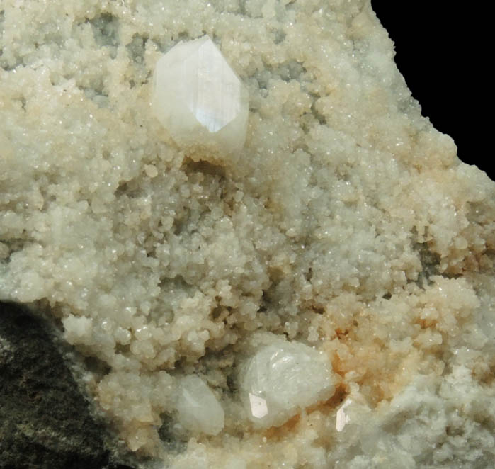 Apophyllite on Quartz from Millington Quarry, Bernards Township, Somerset County, New Jersey