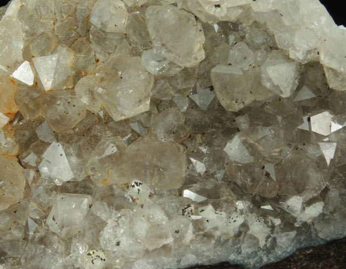 Quartz var. Smoky Quartz from south side of ramp to State Pit, Millington Quarry, Bernards Township, Somerset County, New Jersey