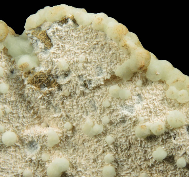 Prehnite on Albite from Interstate 80 road cut, Paterson, Passaic County, New Jersey