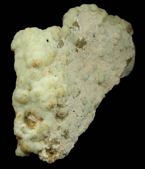 Prehnite on Albite from Interstate 80 road cut, Paterson, Passaic County, New Jersey