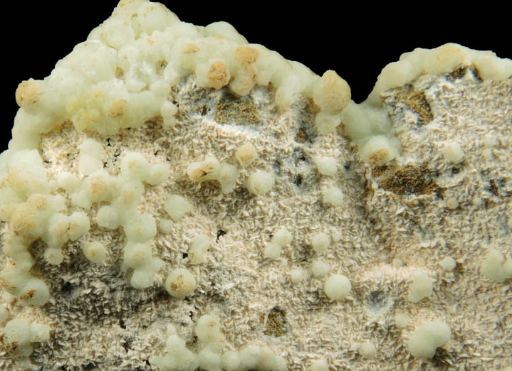 Prehnite on Albite from Interstate 80 road cut, Paterson, Passaic County, New Jersey