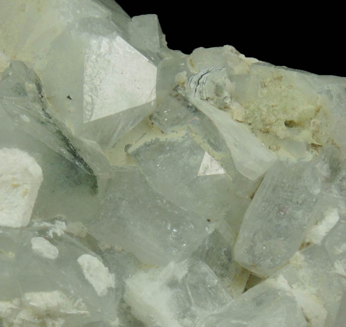 Apophyllite, Stilbite, Laumontite from Upper New Street Quarry, Paterson, Passaic County, New Jersey