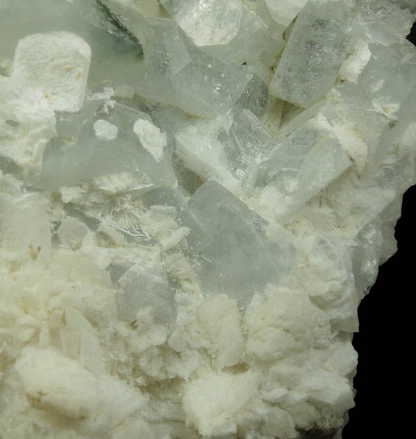 Apophyllite, Stilbite, Laumontite from Upper New Street Quarry, Paterson, Passaic County, New Jersey