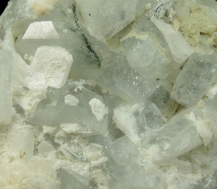 Apophyllite, Stilbite, Laumontite from Upper New Street Quarry, Paterson, Passaic County, New Jersey