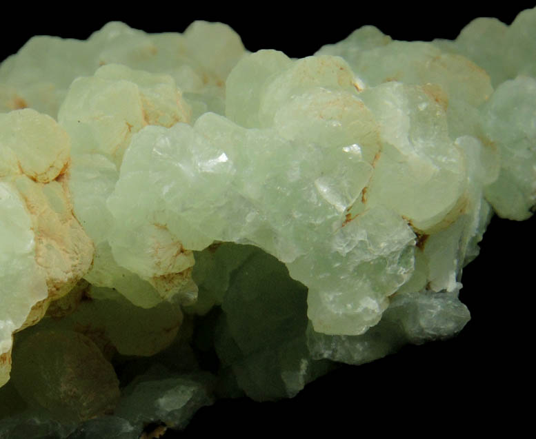 Prehnite from O and G Industries Southbury Quarry, Southbury, New Haven County, Connecticut