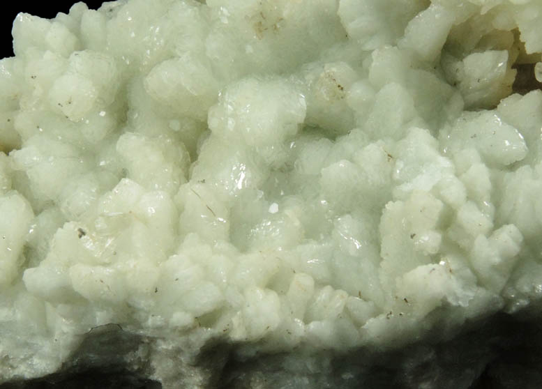 Datolite pseudomorphs after (Calcite or Quartz?) with minor Calcite and Pyrite from Millington Quarry, Bernards Township, Somerset County, New Jersey