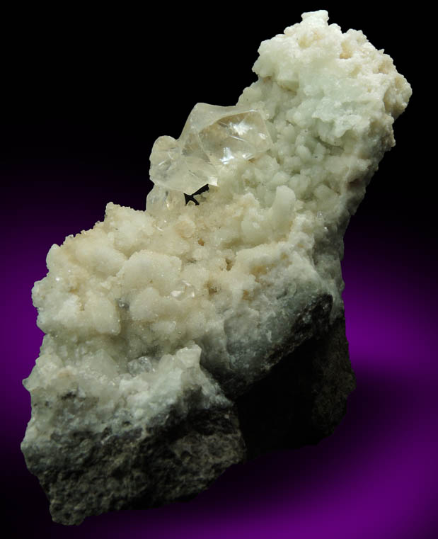 Datolite pseudomorphs after (Calcite or Quartz?) with twinned Calcite from Millington Quarry, Bernards Township, Somerset County, New Jersey