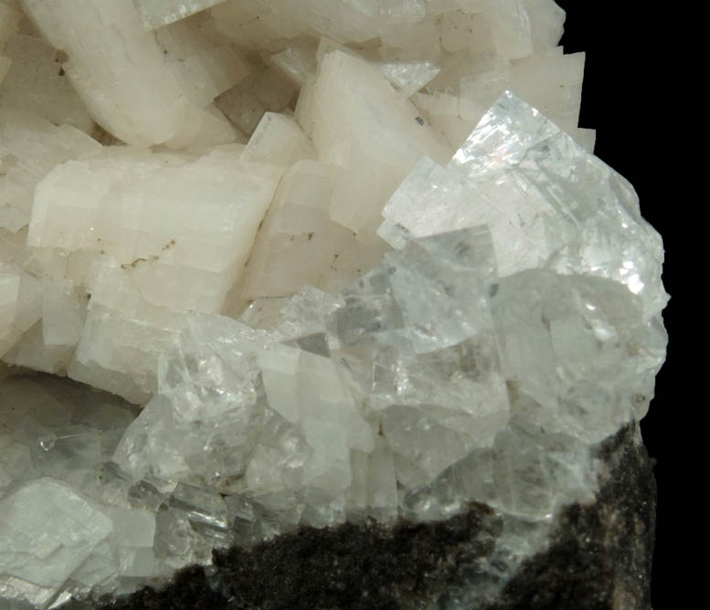 Fluorite on Dolomite from Walworth Quarry, Wayne County, New York