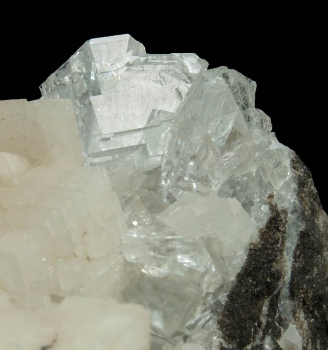 Fluorite on Dolomite from Walworth Quarry, Wayne County, New York