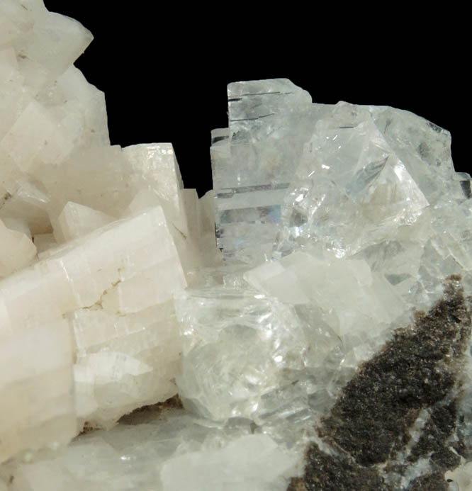 Fluorite on Dolomite from Walworth Quarry, Wayne County, New York