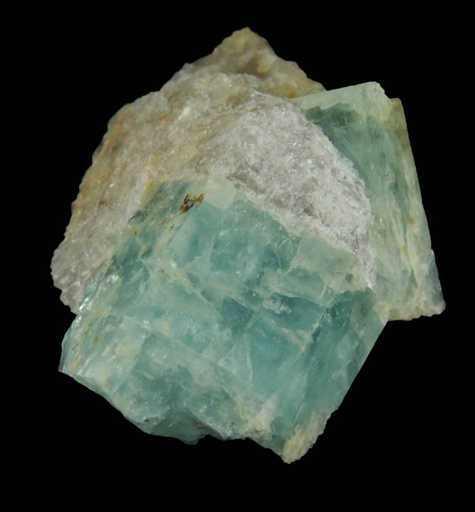 Beryl var. Aquamarine from north ridge of Long Hill, Haddam, Middlesex County, Connecticut