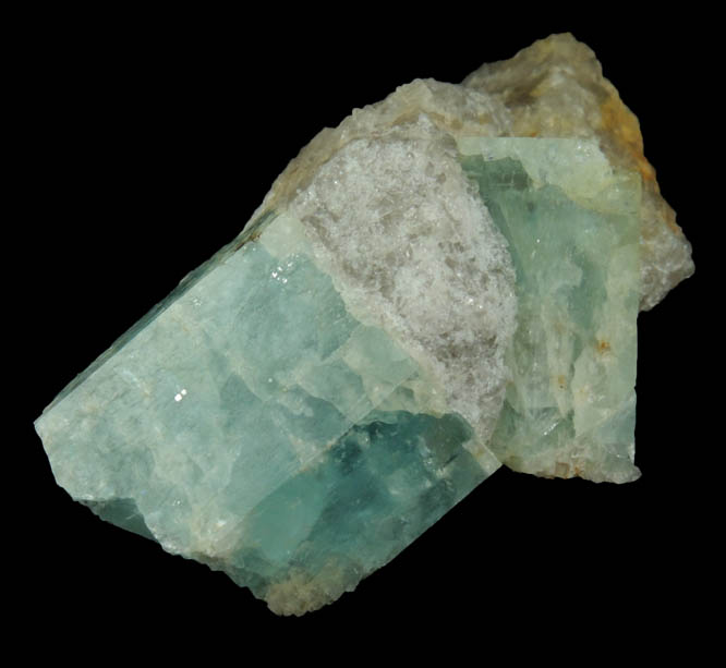 Beryl var. Aquamarine from north ridge of Long Hill, Haddam, Middlesex County, Connecticut