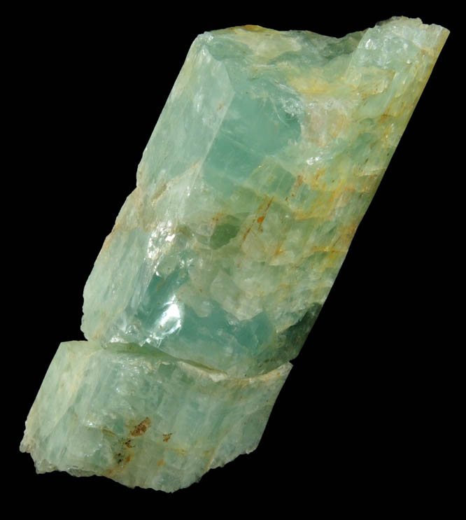 Beryl var. Aquamarine from north ridge of Long Hill, Haddam, Middlesex County, Connecticut