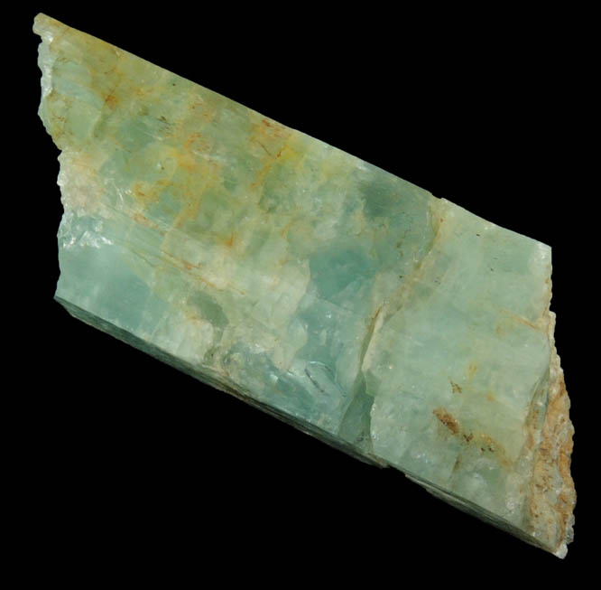 Beryl var. Aquamarine from north ridge of Long Hill, Haddam, Middlesex County, Connecticut