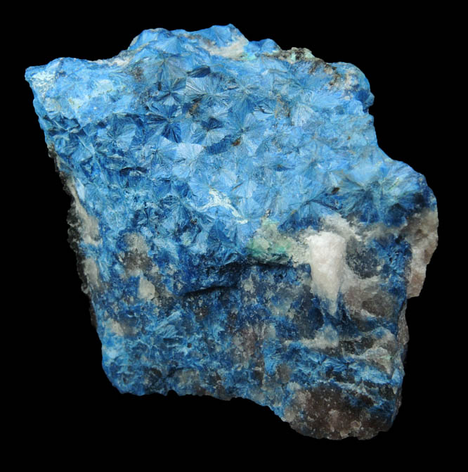 Shattuckite with Ajoite from New Cornelia Mine, Ajo, Pima County, Arizona (Type Locality for Ajoite)