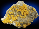 Mimetite on Calcite from San Pedro Corralitos, Casas Grandes, Chihuahua, Mexico