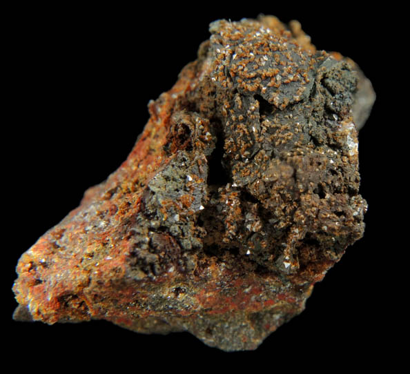 Jarosite from Richmond-Sitting Bull Mine, Galena District, Lawrence County, South Dakota