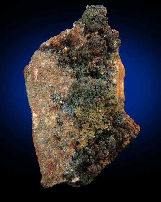 Jarosite from Richmond-Sitting Bull Mine, Galena District, Lawrence County, South Dakota