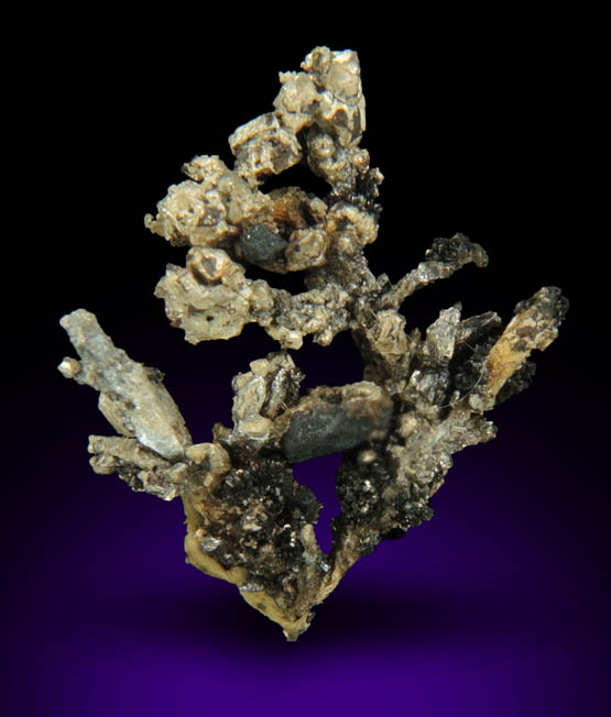 Silver (naturally crystallized native silver) with Copper from Keweenaw Peninsula Copper District, Michigan