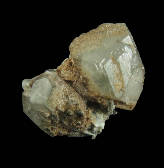 Phenakite with Muscovite from Mount Antero, Chaffee County, Colorado