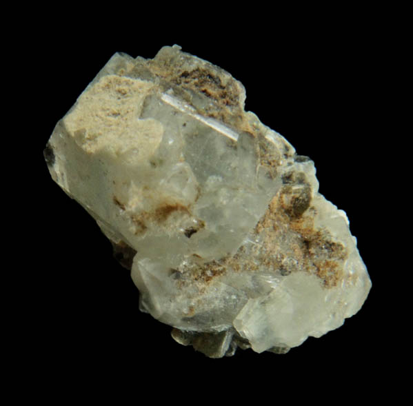 Phenakite with Muscovite from Mount Antero, Chaffee County, Colorado