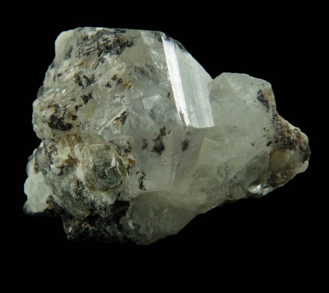 Phenakite with Muscovite from Mount Antero, Chaffee County, Colorado