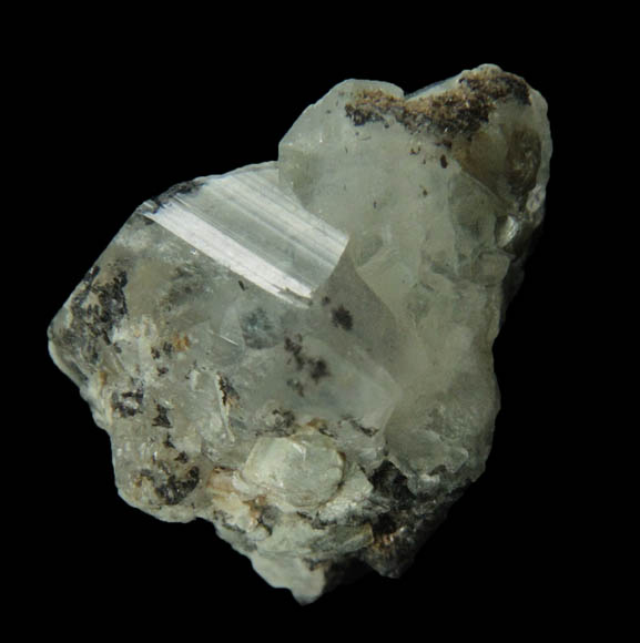 Phenakite with Muscovite from Mount Antero, Chaffee County, Colorado