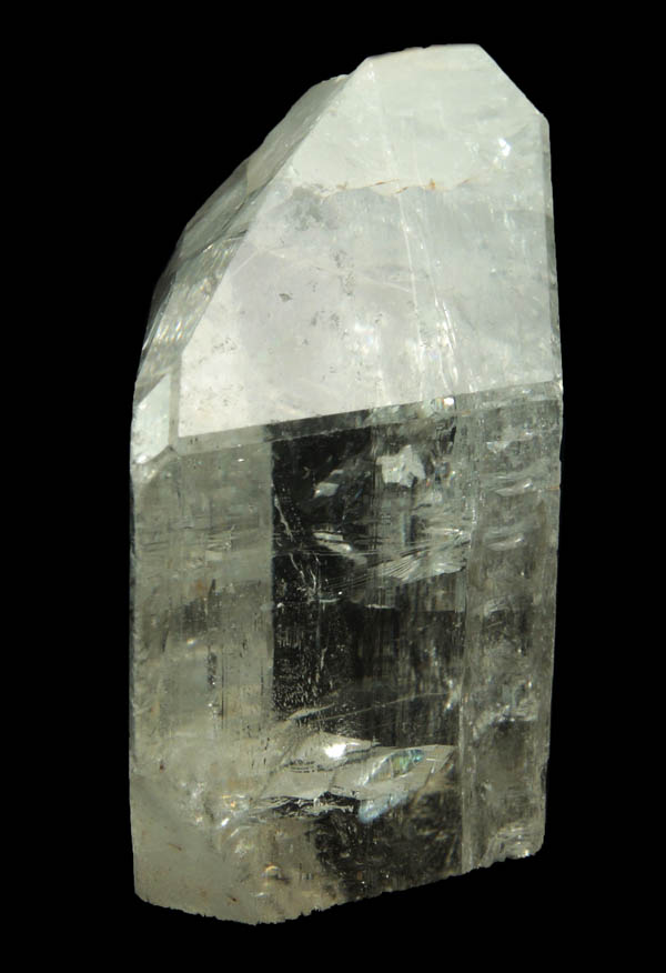 Topaz (with gem-grade cuttable portions) from Teofilo Otoni, Minas Gerais, Brazil