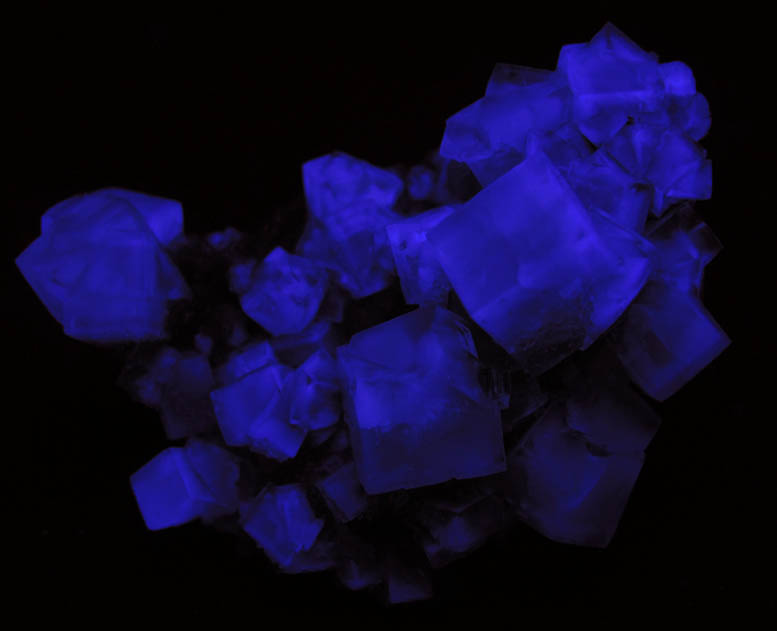 Fluorite (twinned crystals) over Quartz from Heights Mine, Westgate, Weardale District, County Durham, England