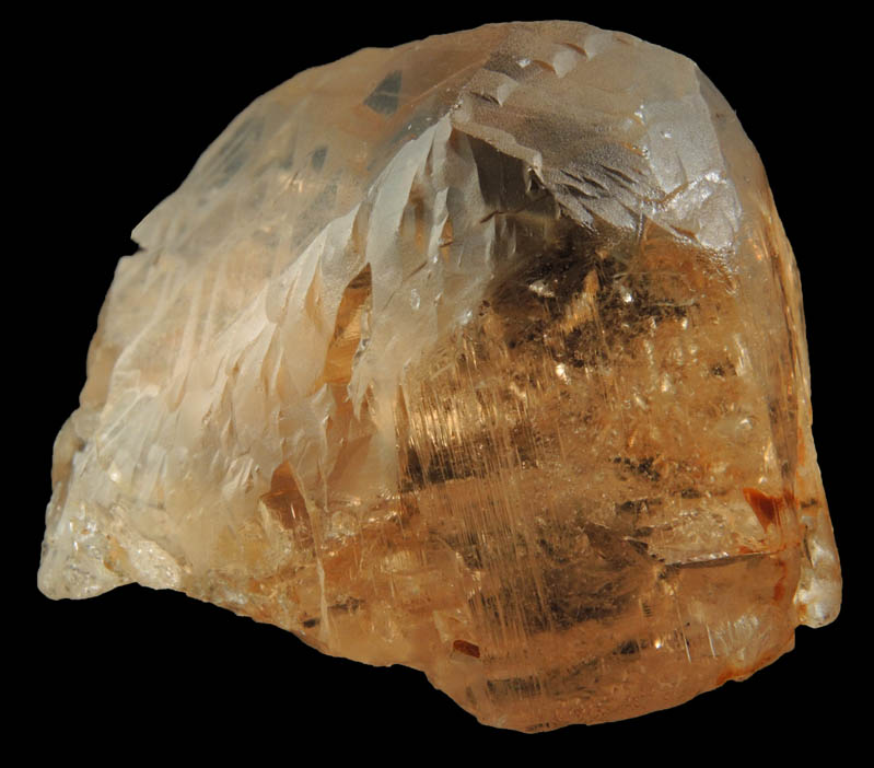 Topaz (gem-grade floater crystal) from Ishkapal, above Sassi, Gilgit-Baltistan, Pakistan