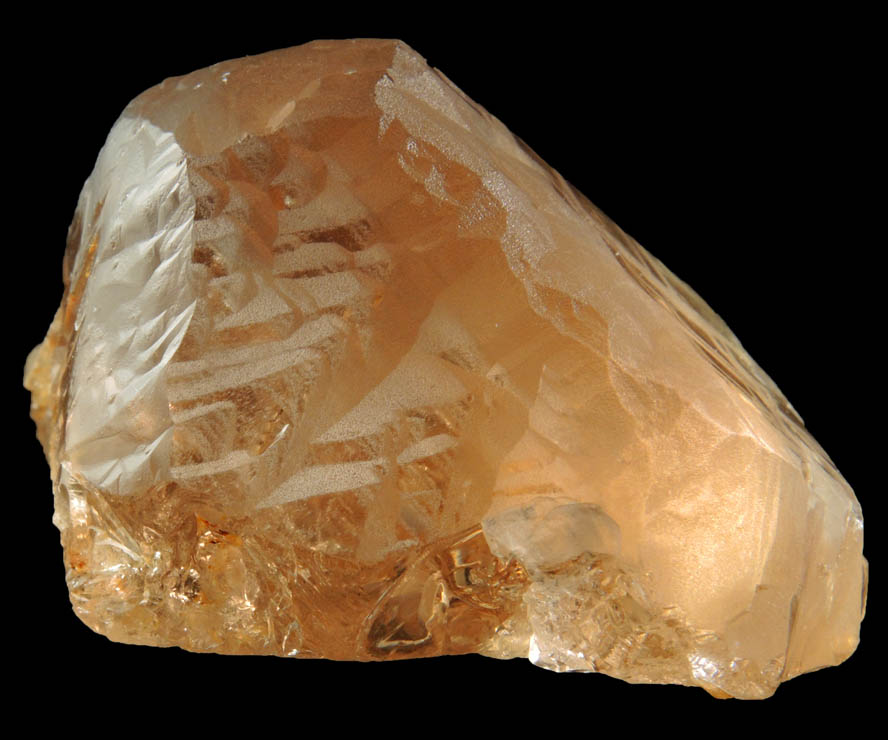 Topaz (gem-grade floater crystal) from Ishkapal, above Sassi, Gilgit-Baltistan, Pakistan