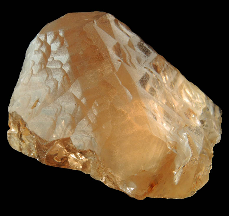 Topaz (gem-grade floater crystal) from Ishkapal, above Sassi, Gilgit-Baltistan, Pakistan