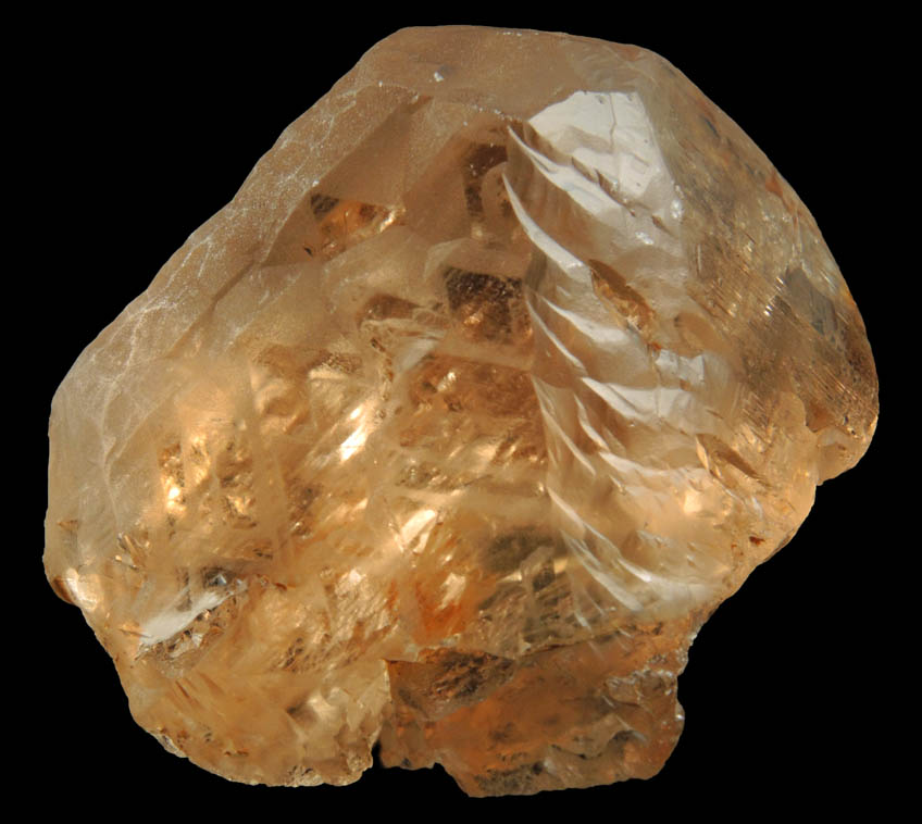 Topaz (gem-grade floater crystal) from Ishkapal, above Sassi, Gilgit-Baltistan, Pakistan